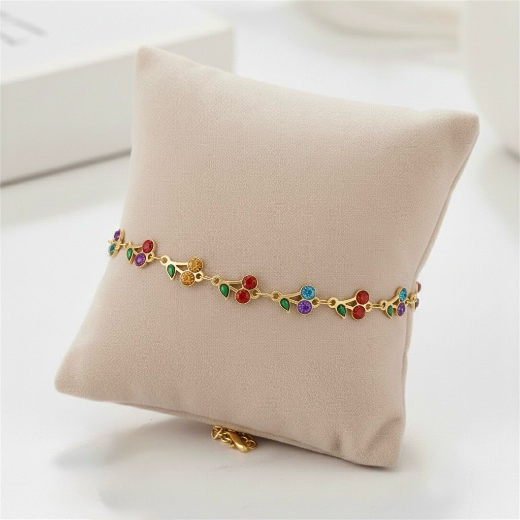 The Rainbow Cherry bracelet